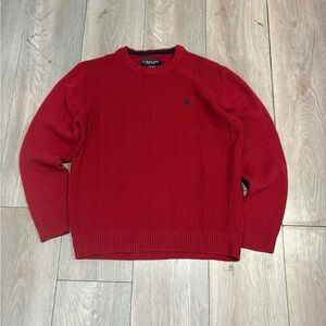 Vintage Men’s Red US Polo Assn Red Knit Sweater Preppy Size Large